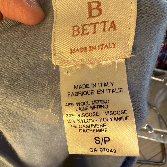 B Betta made in Italy cashmere / wool blend sweater - Picture 5 of 8
